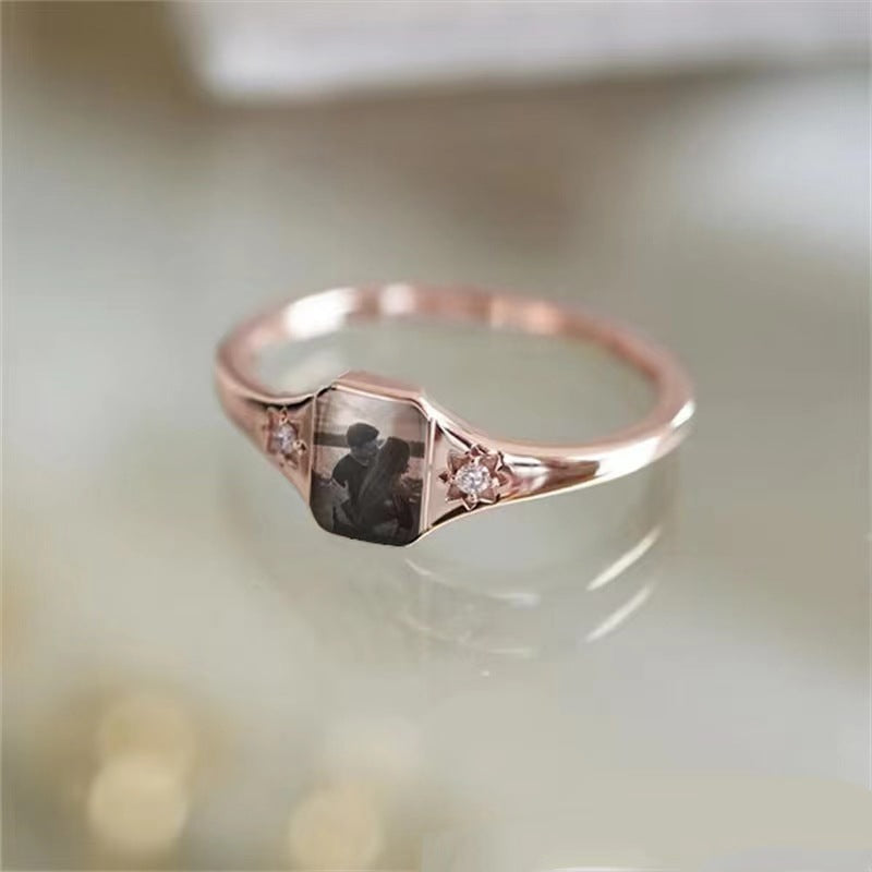 uv color printing birthstone ring - MERGE.DAY.1.FREESTYLE