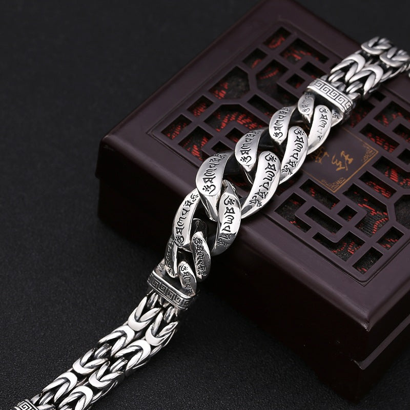 Six-word mantra domineering bracelet - MERGE.DAY.1.FREESTYLE