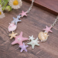 starfish necklace colorful oil painting necklace - MERGE.DAY.1.FREESTYLE