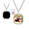 Personalized photo heating color changing necklace - MERGE.DAY.1.FREESTYLE