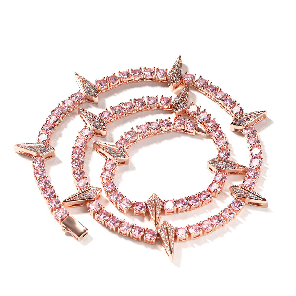 Hip-hop Black Panther zircon tennis chain - MERGE.DAY.1.FREESTYLE