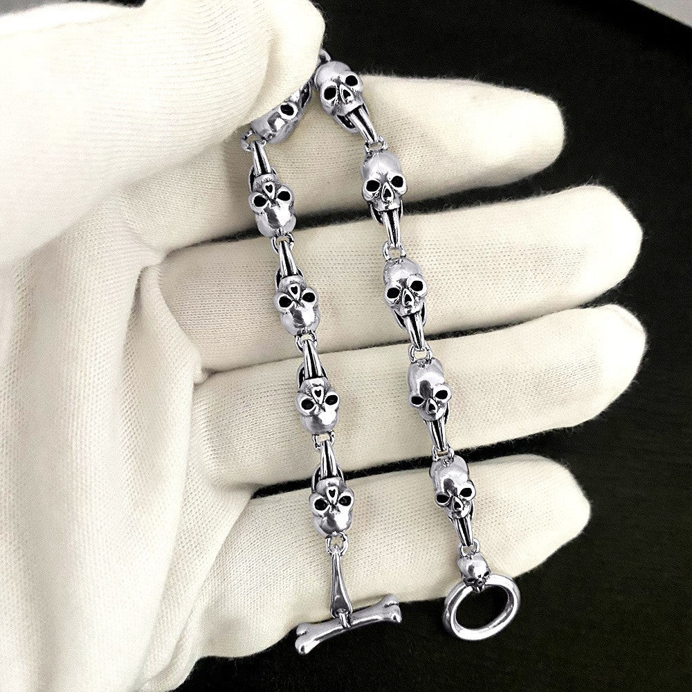Retro and trendy skull bracelet - MERGE.DAY.1.FREESTYLE