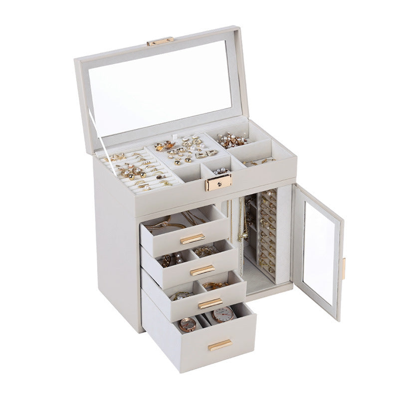 Transparent window leather jewelry armoire - MERGE.DAY.1.FREESTYLE