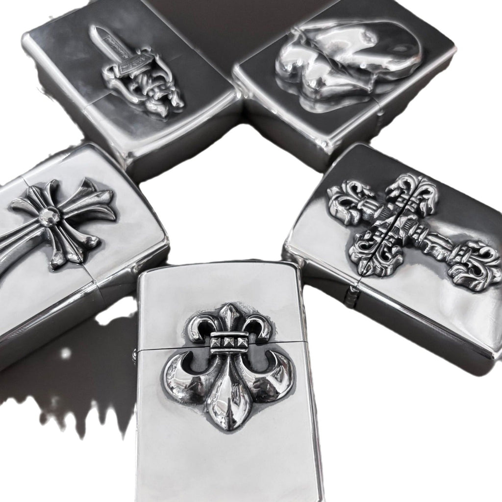 flame cross sword tongue anchor retro lighter - MERGE.DAY.1.FREESTYLE