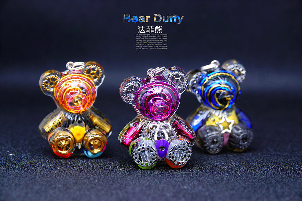 Creative Cyberpunk Duffy Bear Couple Necklace Sweatshirt Pendant - MERGE.DAY.1.FREESTYLE