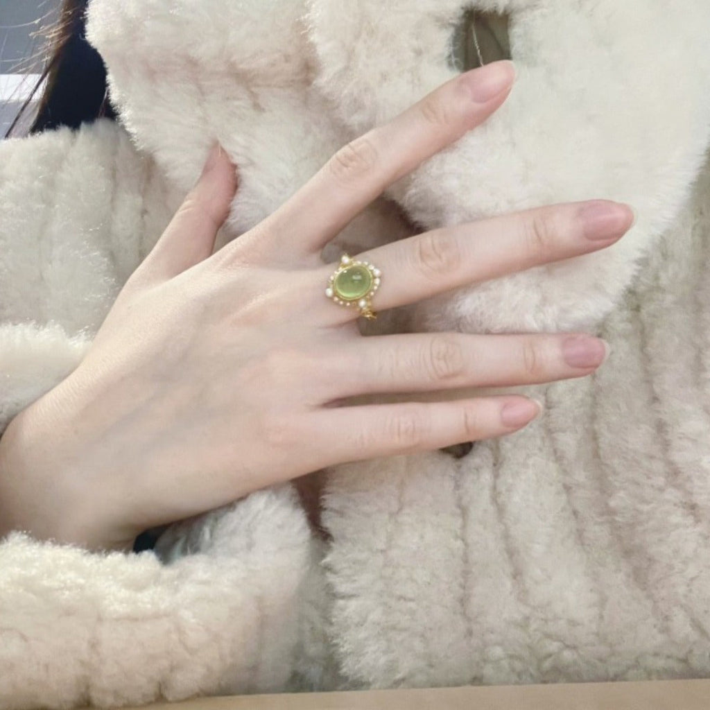 Retro style light green ring - MERGE.DAY.1.FREESTYLE