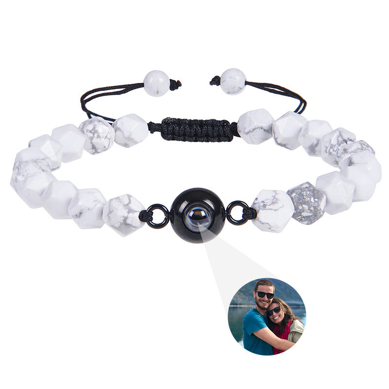 Obsidian Photo projection Customized Bracelet - MERGE.DAY.1.FREESTYLE