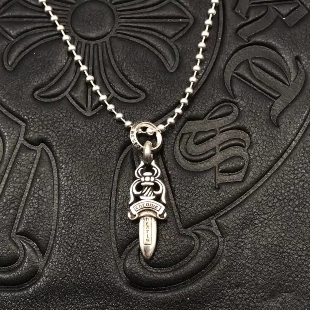 Small Retro Dagger Necklace - MERGE.DAY.1.FREESTYLE