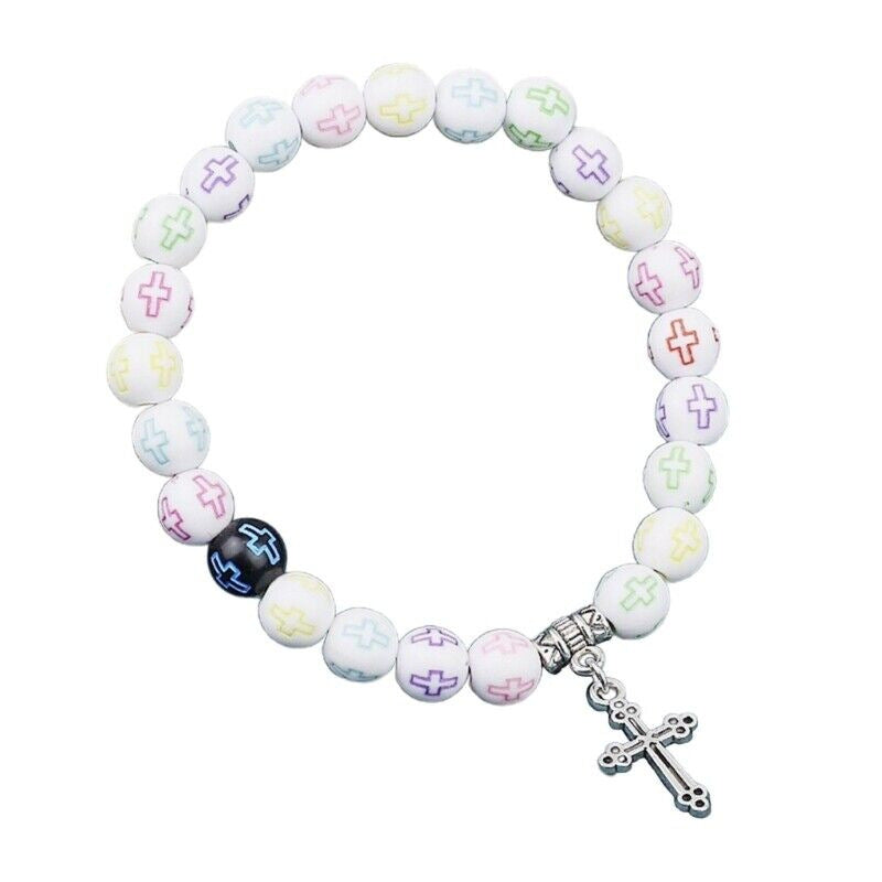 Couple colorful rosary bracelets - MERGE.DAY.1.FREESTYLE