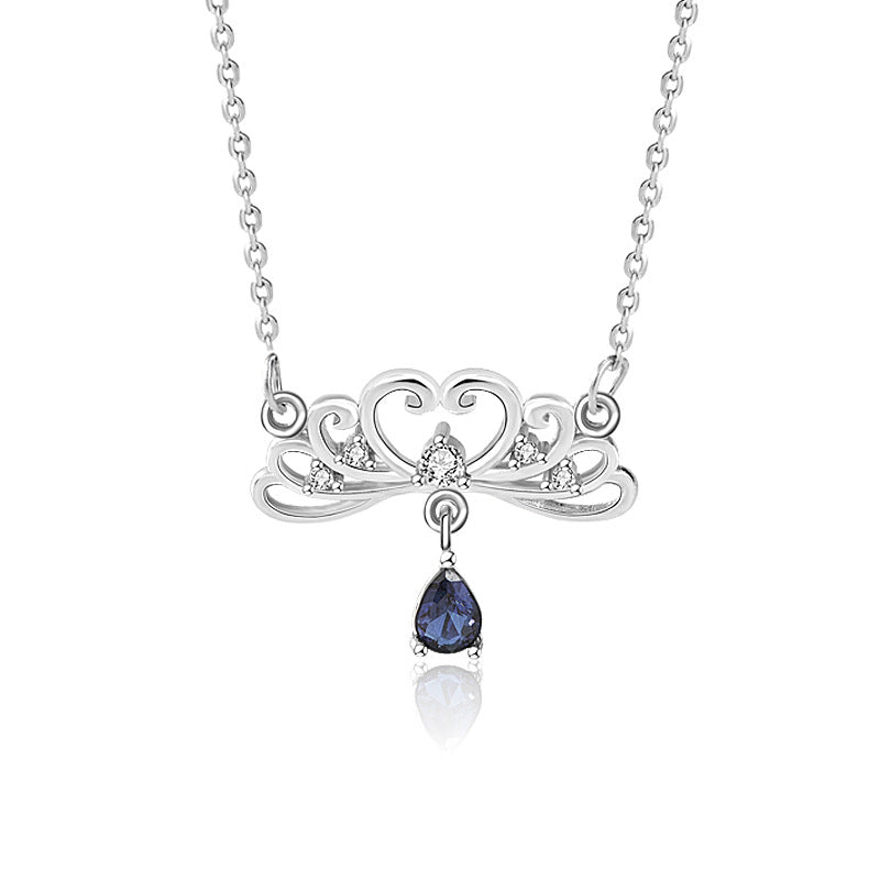 Vintage s925 Sterling Silver matching Necklace Princess and Knight Couple Necklace Valentine's Day Gift - MERGE.DAY.1.FREESTYLE