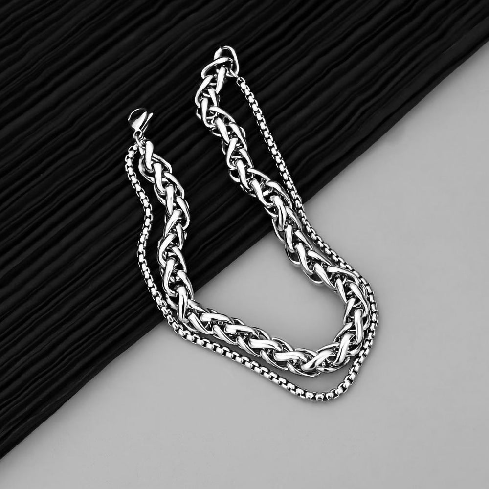 Stainless steel combination bracelet - MERGE.DAY.1.FREESTYLE