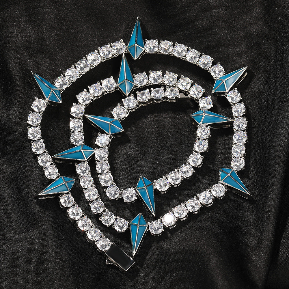 Hip-hop Black Panther zircon tennis chain - MERGE.DAY.1.FREESTYLE