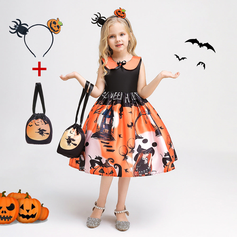 Halloween children's witch performance dress - MERGE.DAY.1.FREESTYLE