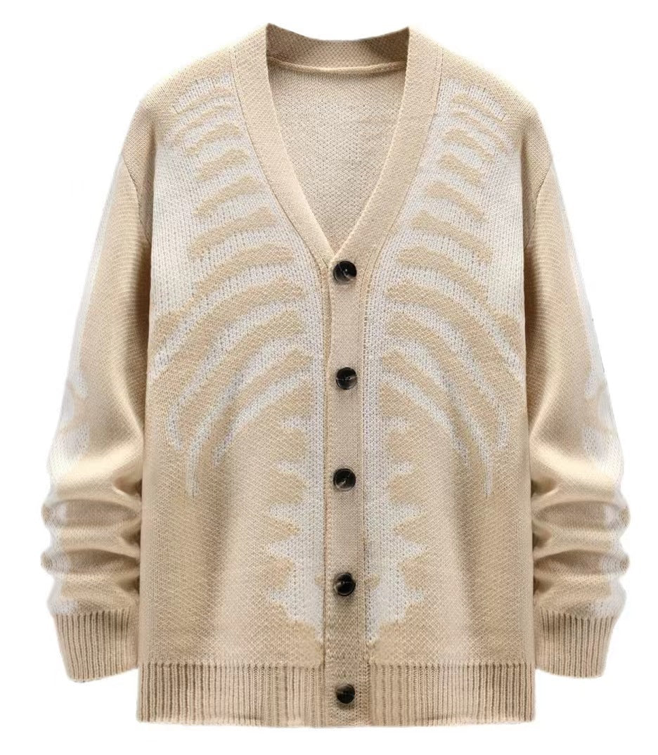Halloween knitted cardigan sweater - MERGE.DAY.1.FREESTYLE