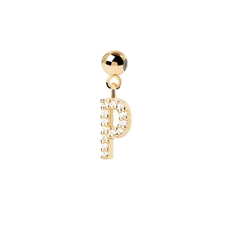 Letter full diamond DIY necklace clavicle chain - MERGE.DAY.1.FREESTYLE