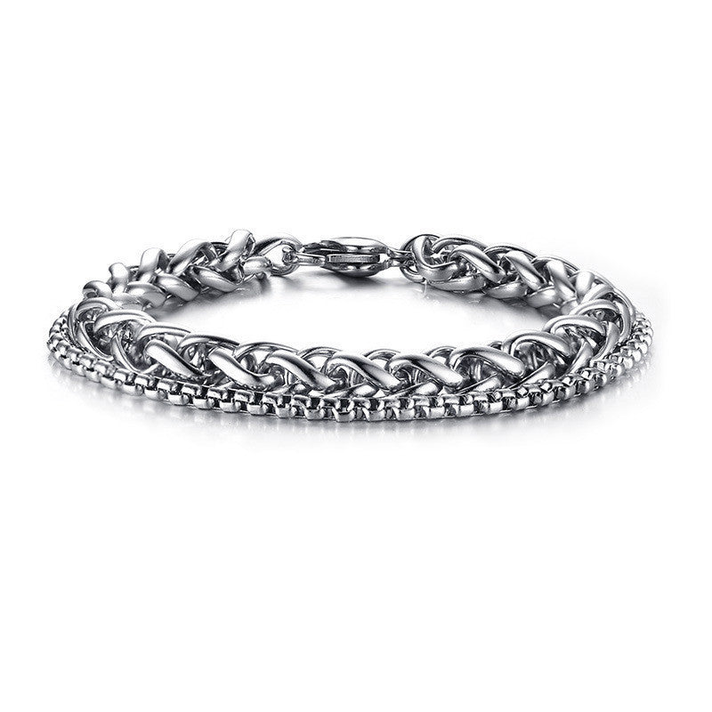 Stainless steel combination bracelet - MERGE.DAY.1.FREESTYLE
