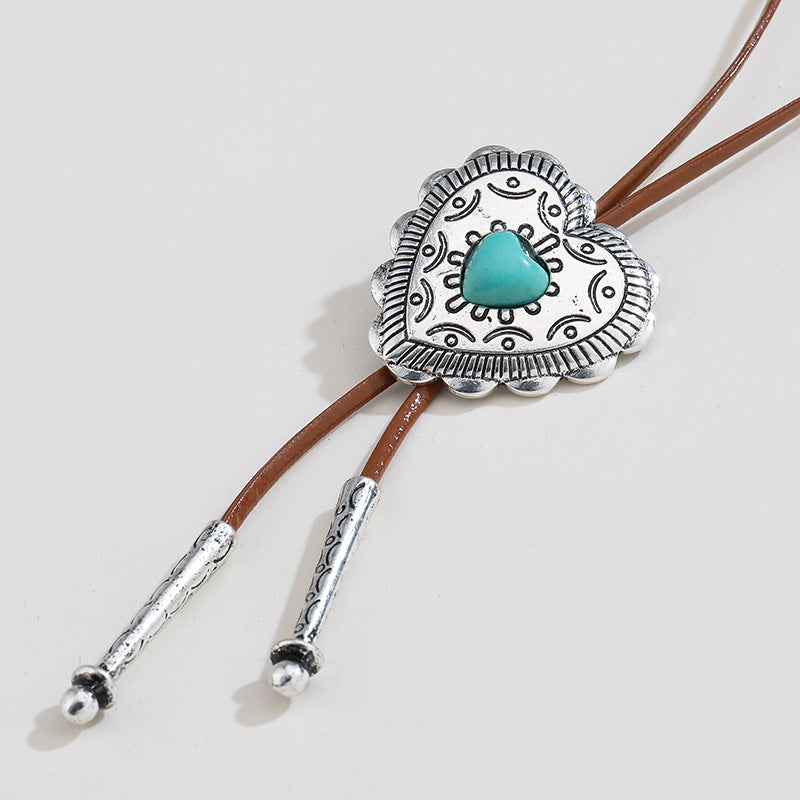 Vintage Turquoise Cross Necklace - MERGE.DAY.1.FREESTYLE