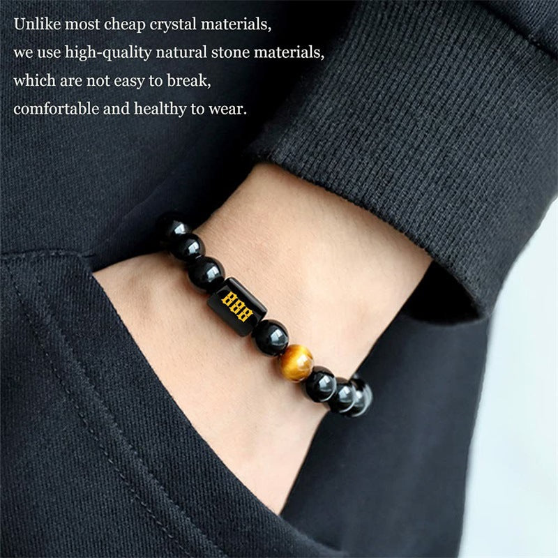 Obsidian Number 000-999 Bracelet - MERGE.DAY.1.FREESTYLE