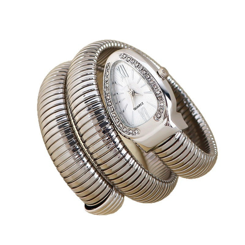 Snake-shaped watch, fashionable women's bracelet watch - MERGE.DAY.1.FREESTYLE