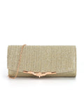 Metal veil pleated Clutch bag evening bag - MERGE.DAY.1.FREESTYLE