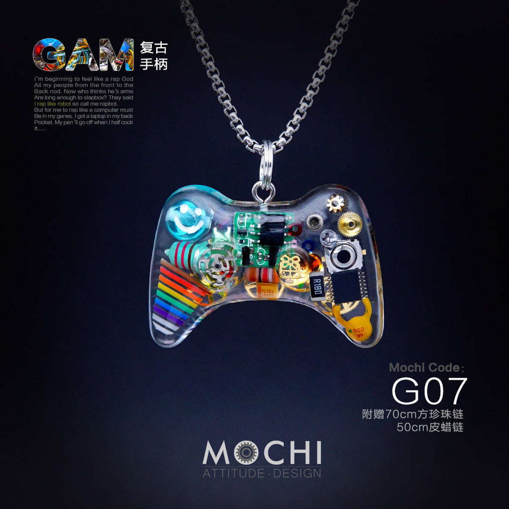 Original Cyberpunk Retro Industrial Wind Necklace Hip Hop Gamepad Pendant - MERGE.DAY.1.FREESTYLE