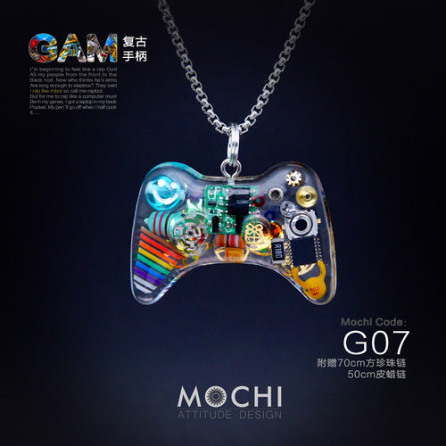 Original Cyberpunk Retro Industrial Wind Necklace Hip Hop Gamepad Pendant - MERGE.DAY.1.FREESTYLE