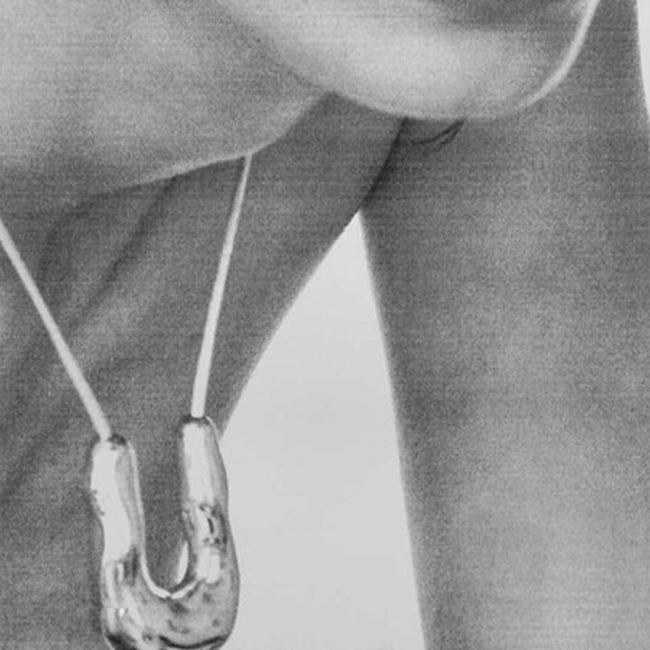 irregular horseshoe necklace - MERGE.DAY.1.FREESTYLE