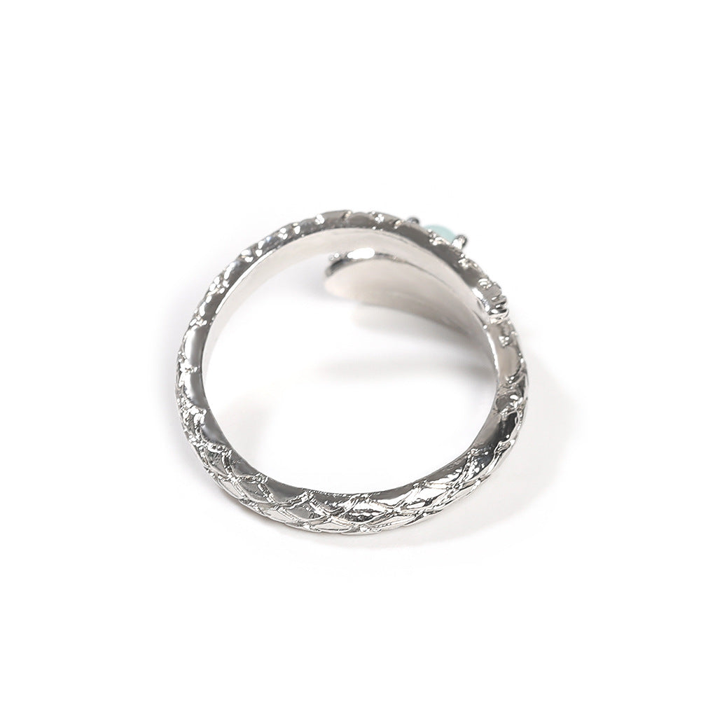 Zircon snake open ring - MERGE.DAY.1.FREESTYLE