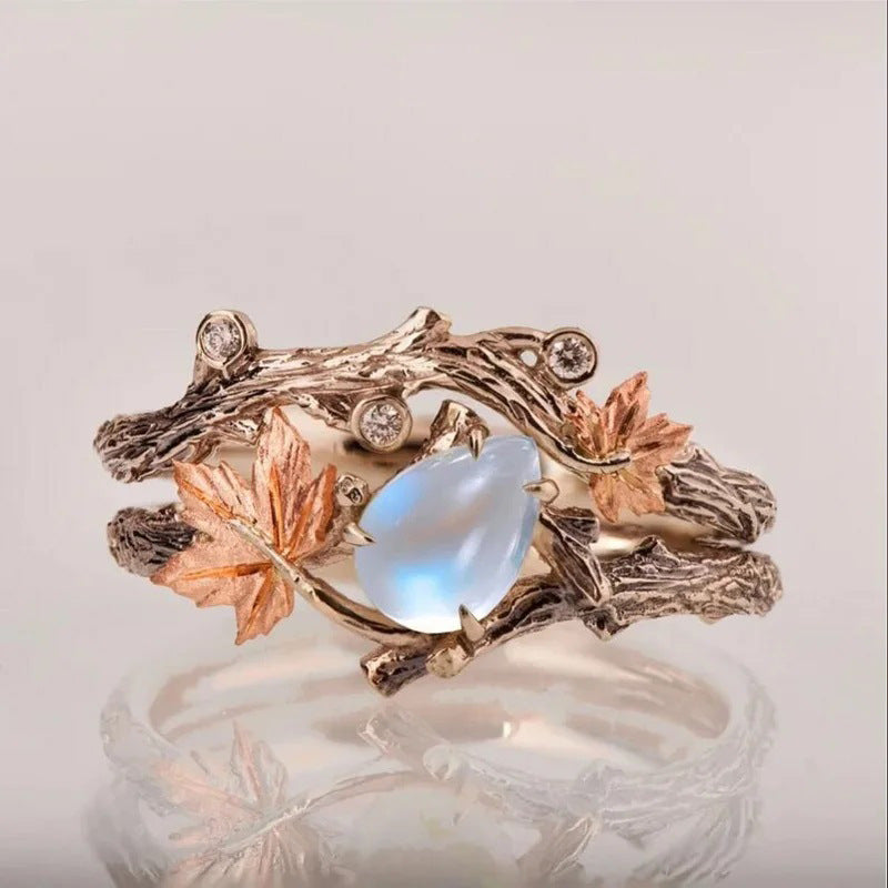 Retro maple leaf ring - MERGE.DAY.1.FREESTYLE