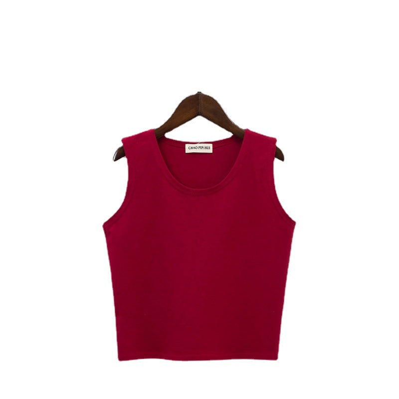 Bottoming sleeveless suspender sports midriff-baring vest - MERGE.DAY.1.FREESTYLE