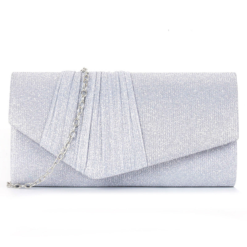 Flash material wrinkle zipper bag cover handbag - MERGE.DAY.1.FREESTYLE