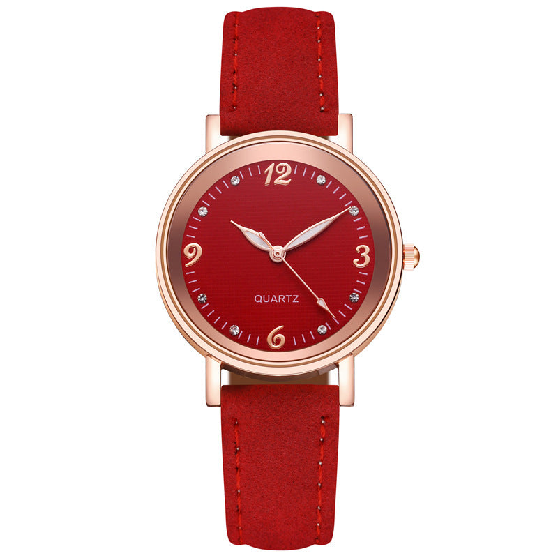 Luminous Watches for Women with Leather Straps and Casual Wear - MERGE.DAY.1.FREESTYLE