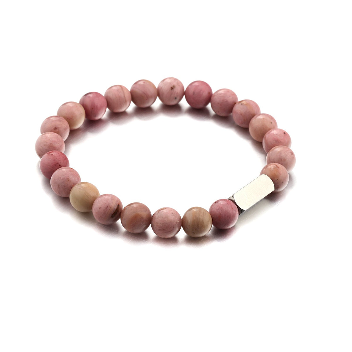 Stainless steel engraved beaded bracelet - MERGE.DAY.1.FREESTYLE