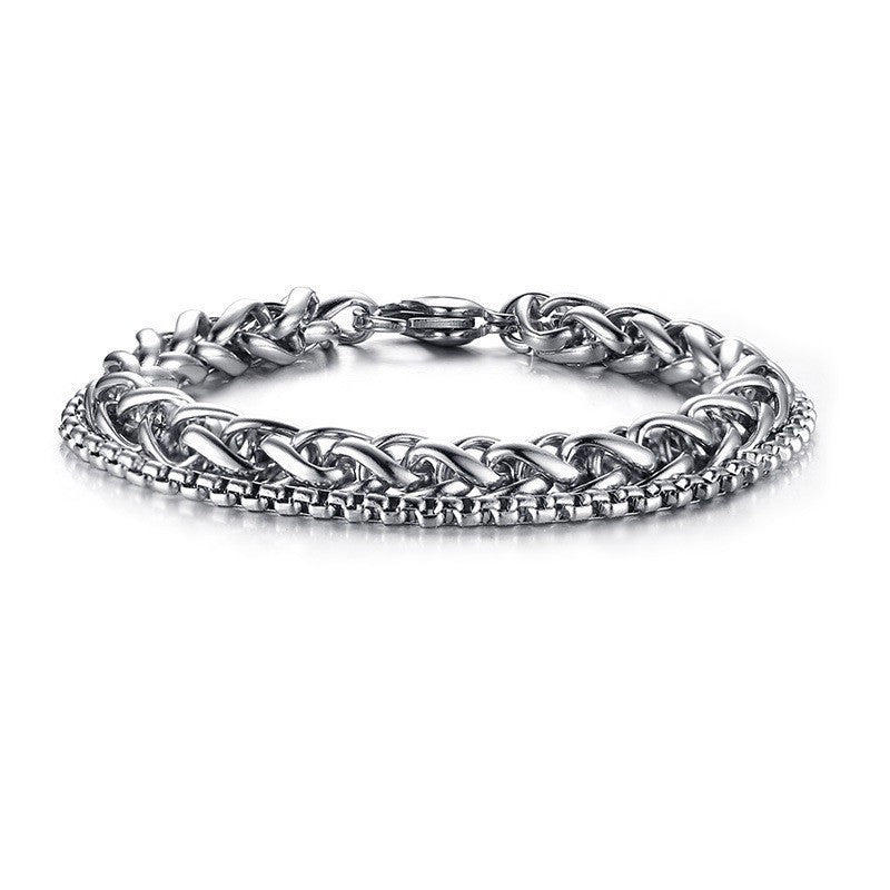 Stainless steel combination bracelet - MERGE.DAY.1.FREESTYLE
