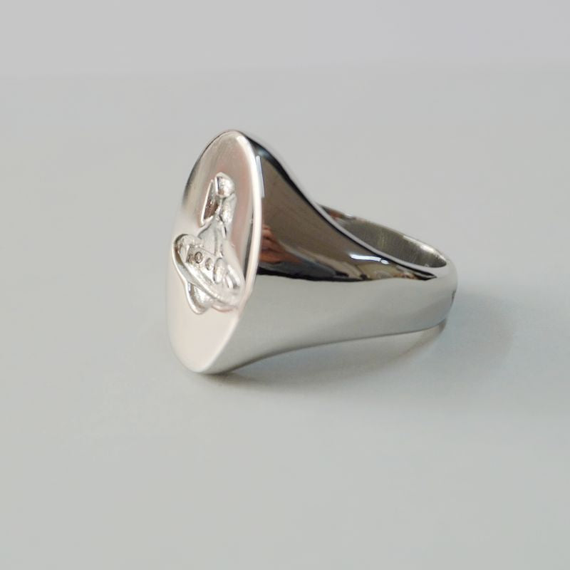 Concave Planet Oval Ring - MERGE.DAY.1.FREESTYLE