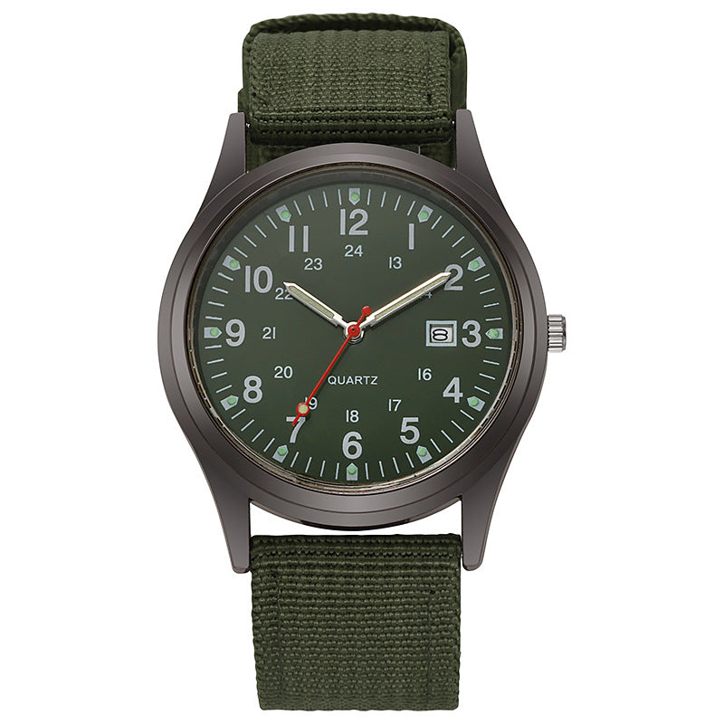 Canvas men's casual fashion gift watch, quartz watch - MERGE.DAY.1.FREESTYLE
