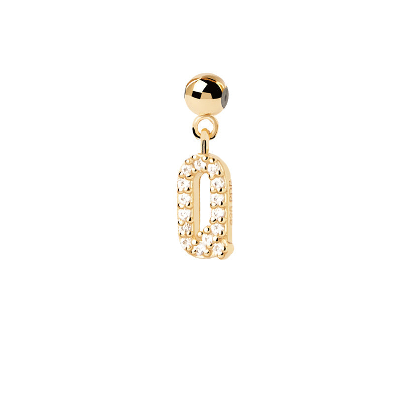 Letter full diamond DIY necklace clavicle chain - MERGE.DAY.1.FREESTYLE