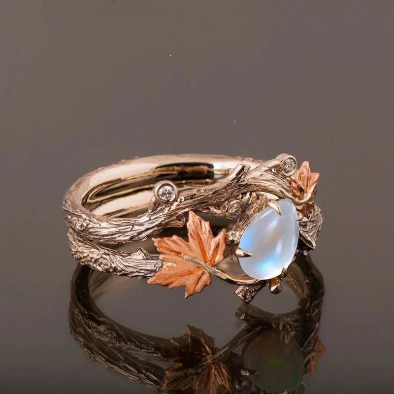 Retro maple leaf ring - MERGE.DAY.1.FREESTYLE