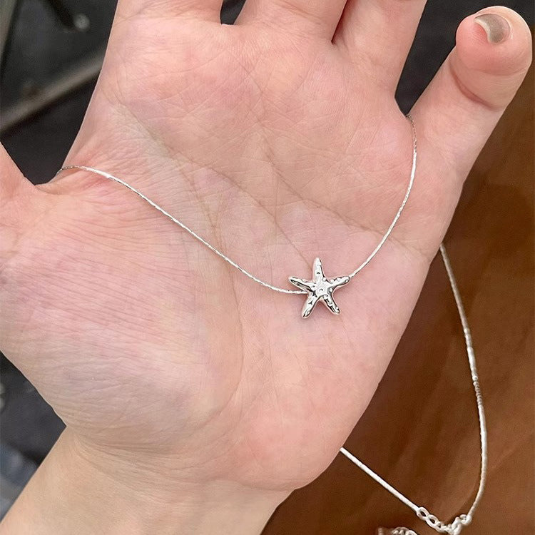 starfish s925 sterling silver lava necklace - MERGE.DAY.1.FREESTYLE