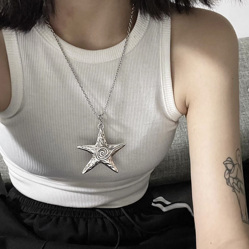 starfish spiral retro necklace - MERGE.DAY.1.FREESTYLE