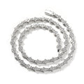 Diamond-studded high-end airplane tennis chain - MERGE.DAY.1.FREESTYLE