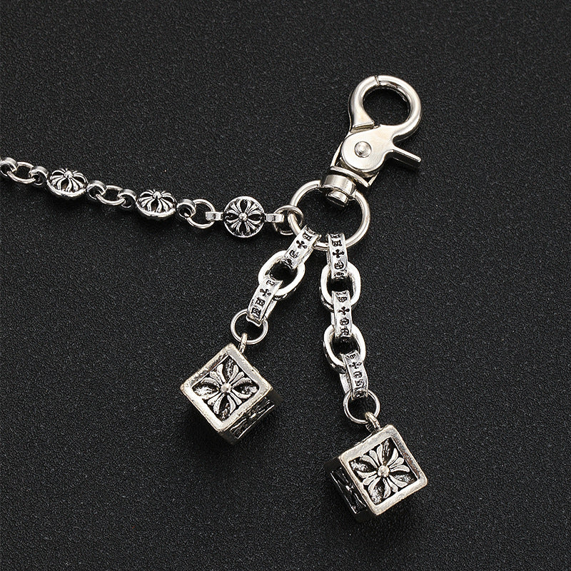 Retro cross flower ball bag chain - MERGE.DAY.1.FREESTYLE
