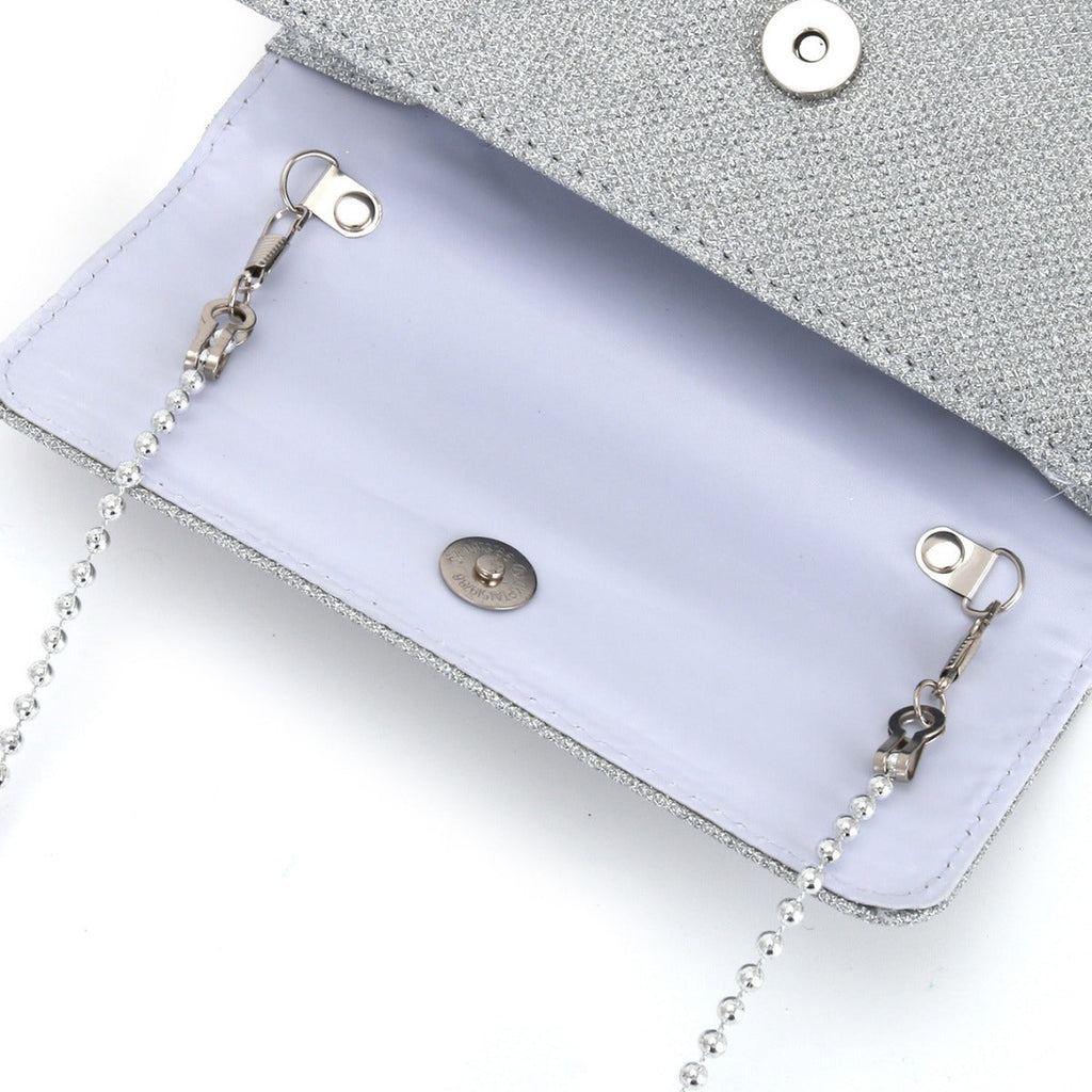 Cross-body underarm single shoulder beaded chain bag - MERGE.DAY.1.FREESTYLE