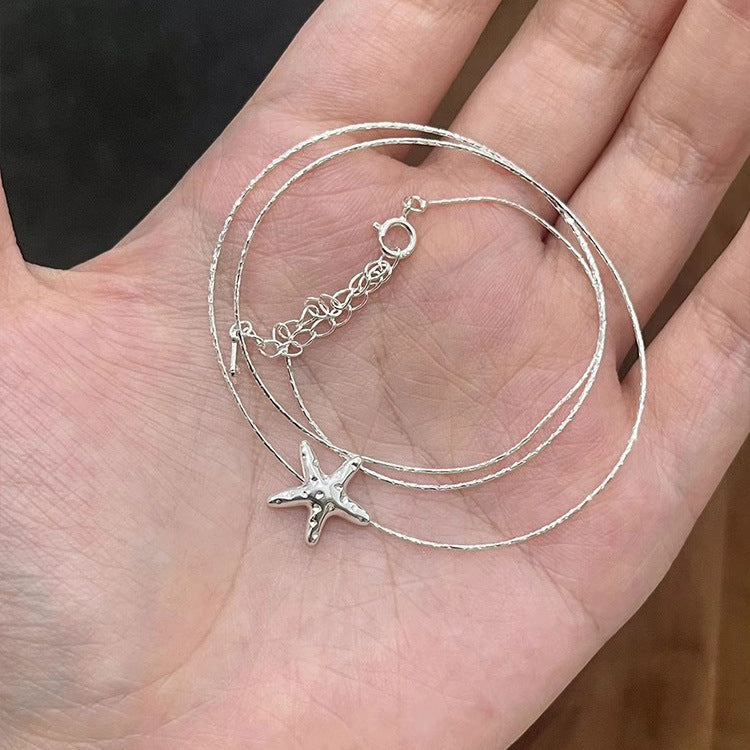 starfish s925 sterling silver lava necklace - MERGE.DAY.1.FREESTYLE