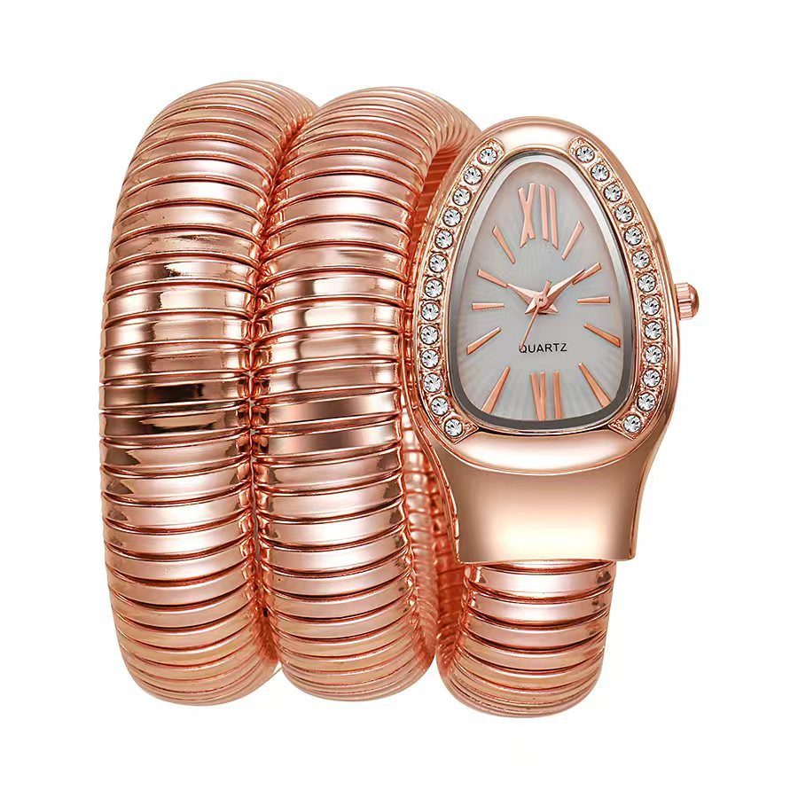 Snake-shaped watch, fashionable women's bracelet watch - MERGE.DAY.1.FREESTYLE
