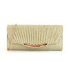 Pleated stitching chain crossbody Clutch Handbag - MERGE.DAY.1.FREESTYLE