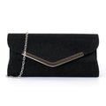 V-shaped metal strip flashing fashion evening bag - MERGE.DAY.1.FREESTYLE