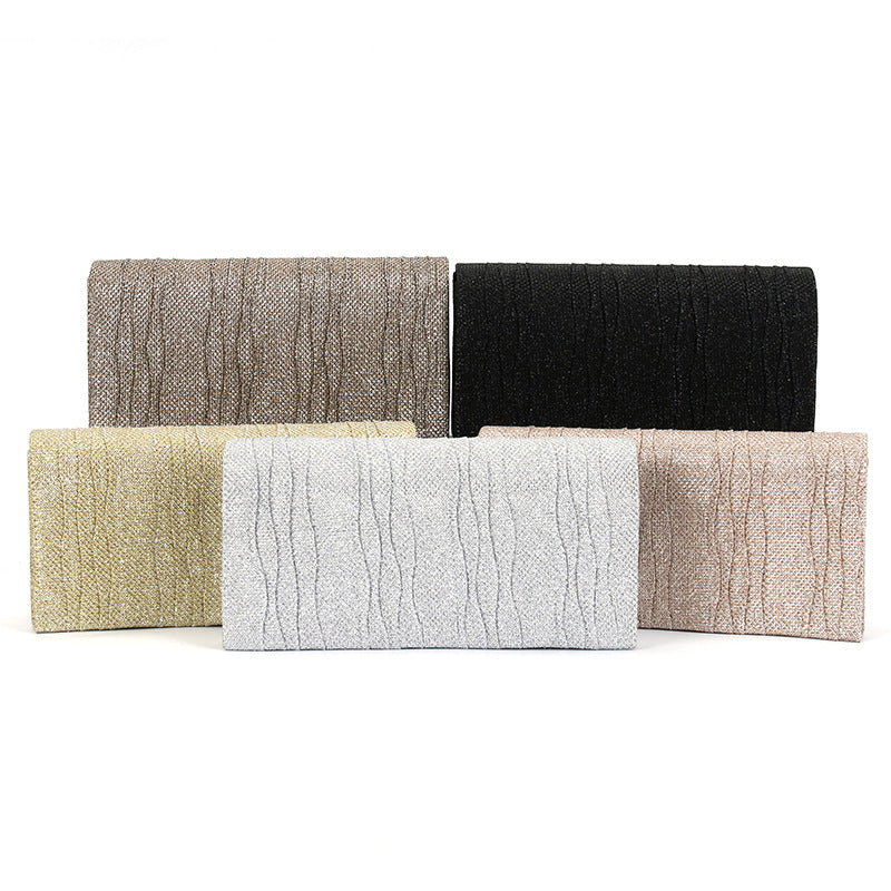 Solid color sequined cosmetics, portable storage clutch - MERGE.DAY.1.FREESTYLE