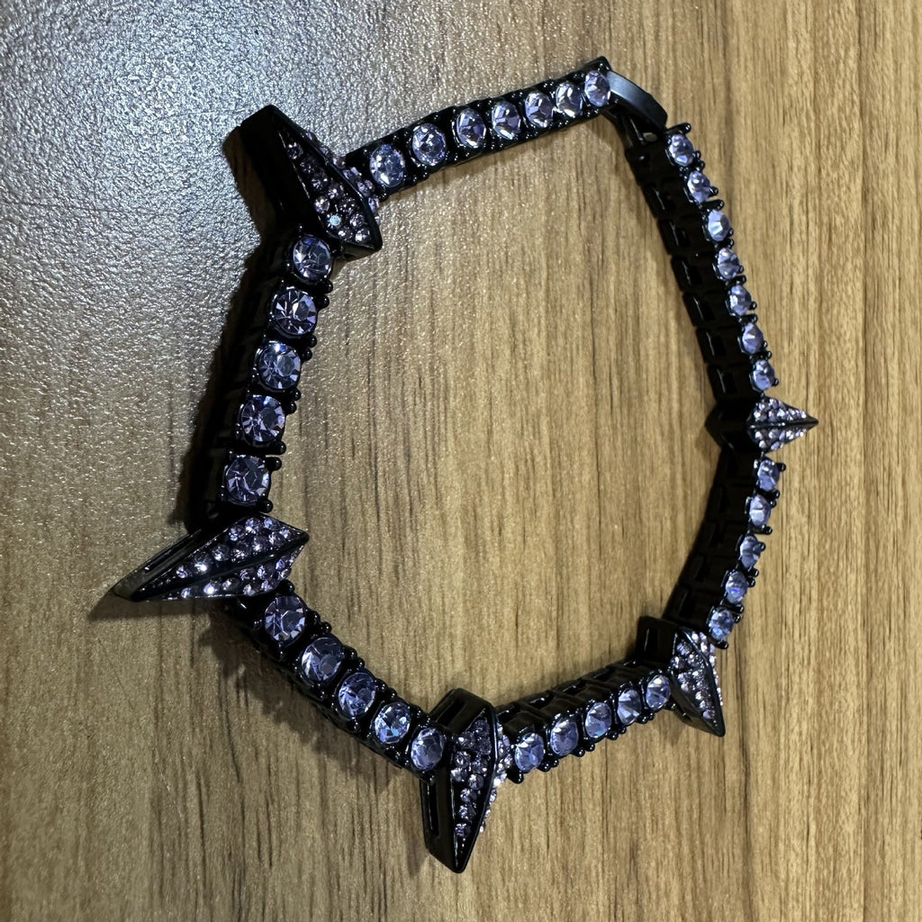 diamond tennis chain Black Panther bracelet - MERGE.DAY.1.FREESTYLE