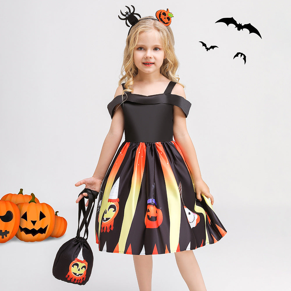Halloween children's witch performance dress - MERGE.DAY.1.FREESTYLE